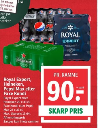 SPAR Export øl tilbud