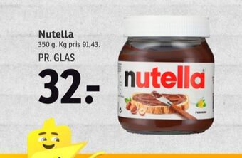 SPAR Nutella smørepålæg tilbud