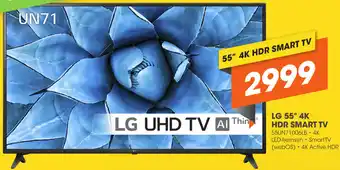 Expert Lg 55" 4K HDR Smart TV 55UN71006LB tilbud