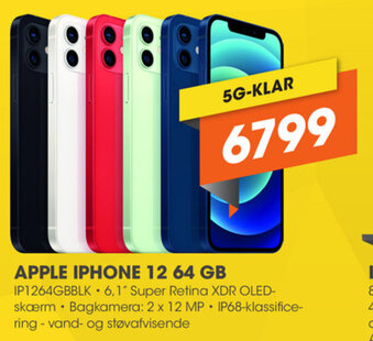Expert Apple Iphone 12 64 GB IP1264GBBLK tilbud