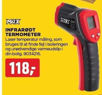 jem & fix Infrarødt termometer tilbud