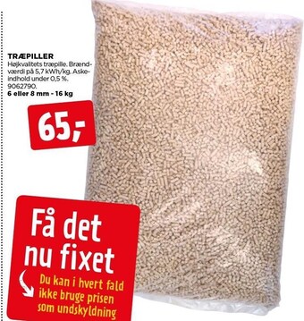 jem & fix Træpiller tilbud