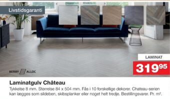 Bauhaus Berry alloc laminatgulv tilbud