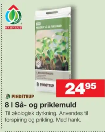 Bauhaus Pindstrup så- og priklejord tilbud
