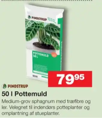 Bauhaus Pindstrup pottemuld tilbud