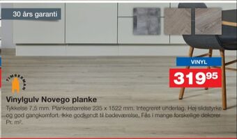 Bauhaus Timberman vinylgulv tilbud