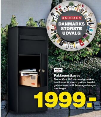 Bauhaus Mefa postkasse tilbud