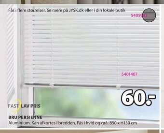 JYSK Bru Persienne tilbud
