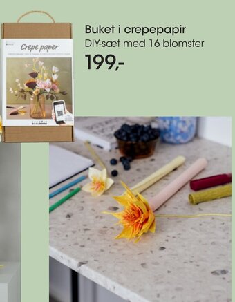 Bilka Buket i Crepepapir tilbud