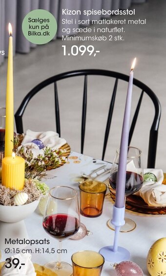 Bilka Kizon Spisebordsstol tilbud