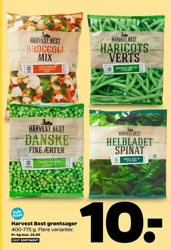 Netto Harvest Best grøntsager tilbud