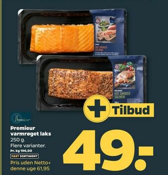 Netto Premieur varmrøget laks tilbud