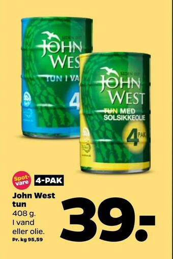 Netto John West tun tilbud