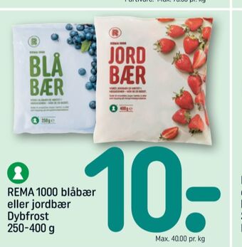 REMA 1000 Rema 1000 bær tilbud