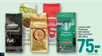 REMA 1000 Espresso italiano kaffebønner - hele tilbud