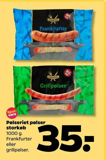 Netto Pølseriet pølser storkøb tilbud