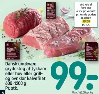 REMA 1000 Rema 1000 oksegrydesteg tilbud