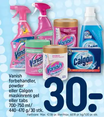 REMA 1000 Vanish forbehandler tilbud