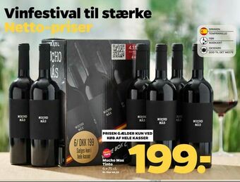 Netto Mucho Mas Tinto tilbud