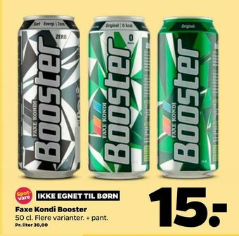 Netto Faxe Kondi Booster tilbud