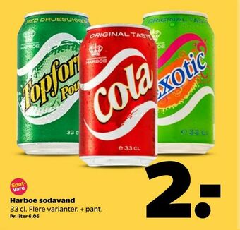 Netto Harboe sodavand tilbud