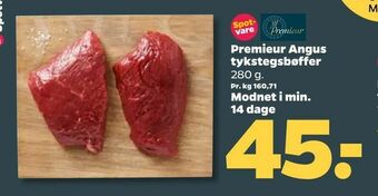 Netto Premieur Angus tykstegsbøffer tilbud