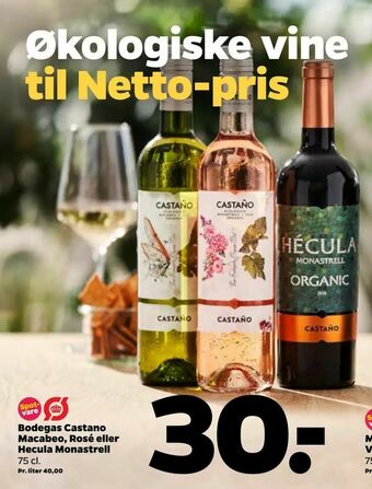 Bodegas Castano Macabeo, Rosé eller Hecula Monastrell