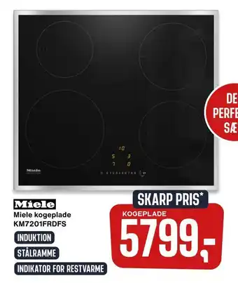 Skousen Miele kogeplade km7201frdfs tilbud