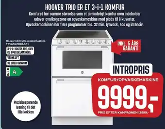Hoover trio 3-i-1 komfur