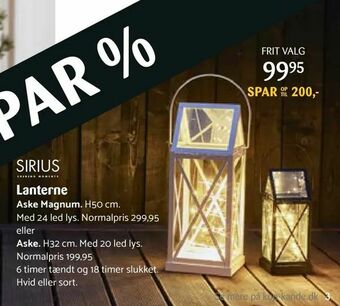 Kop & Kande Lanterne tilbud