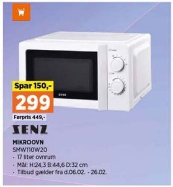Power Senz mikroovn tilbud