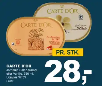 Carte dor is