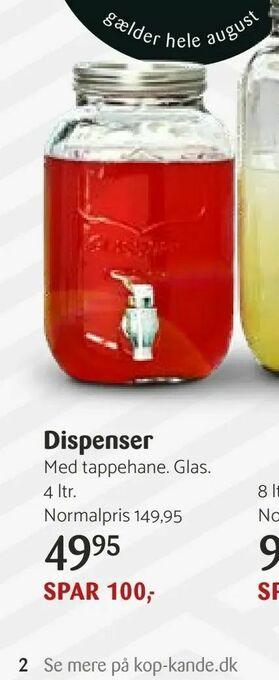 Kop & Kande Dispenser tilbud