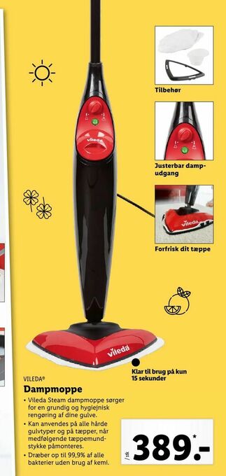 Let-Køb Dampmoppe tilbud