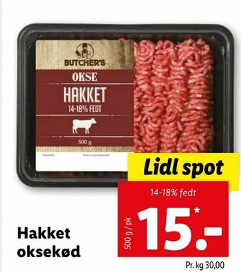Let-Køb Hakket oksekød tilbud