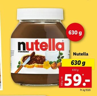 Let-Køb Nutella tilbud