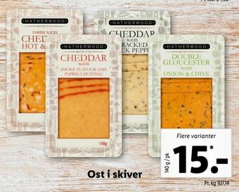Let-Køb Ost i skiver tilbud