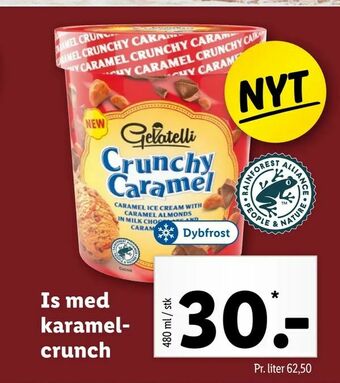 Let-Køb Is med karamelcrunch tilbud
