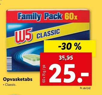 Let-Køb Opvasketabs tilbud