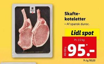 Let-Køb Skafte- koteletter tilbud