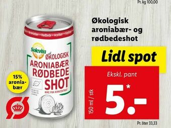 Let-Køb Økologisk aroniabær- og rødbedeshot tilbud