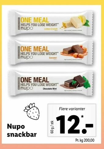 Nupo snackbar