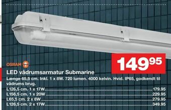 LED vådrumsarmatur Submarine