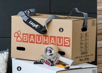 Bauhaus Flyttekasse senior brun 4 mm tilbud
