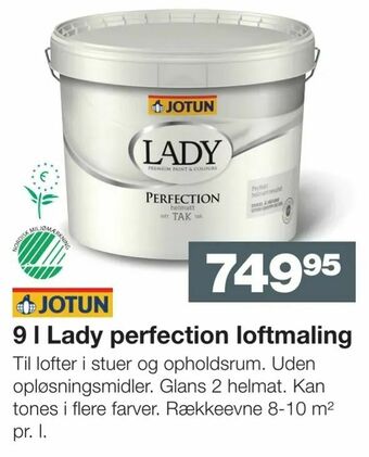 Bauhaus 9 l Lady perfection loftmaling tilbud