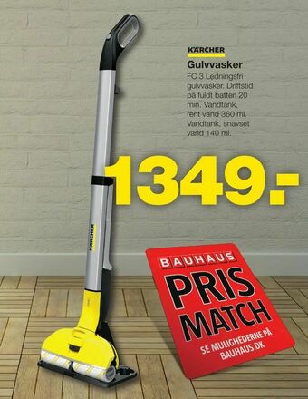 Bauhaus Gulvvasker tilbud