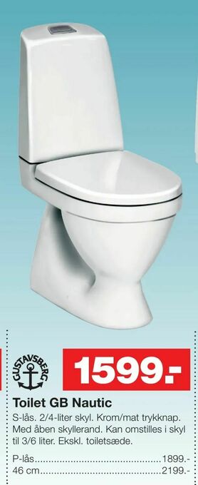 Bauhaus Toilet GB Nautic tilbud