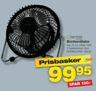 Bauhaus Bordventilator tilbud