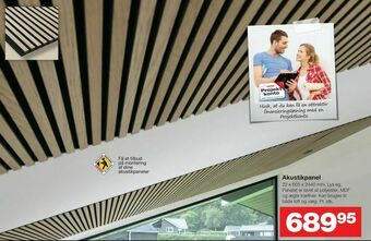 Bauhaus Akustikpanel tilbud