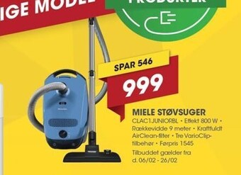 Punkt1 Miele støvsuger tilbud